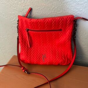 Simply Vera Vera Wang Red Chevron Crossbody Bag